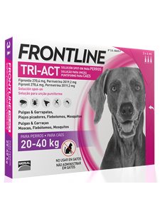 FRONTLINE TRI-ACT 20 - 40 Kg. 3 pipetas